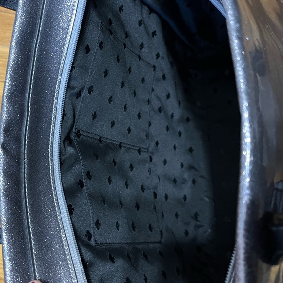 EUC Retail $398 Kate Spade NY Mavis Street Glitter Taden Tote Bag in Anthracite - Picture 10 of 13